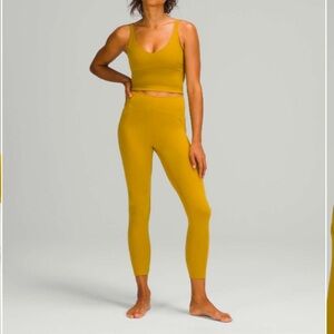 Lululemon Instill High-Rise Tight 25” Auric Gold Size 6